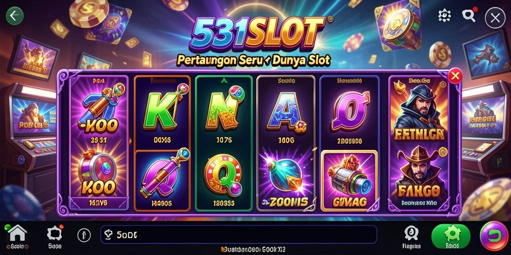 Tampilan screenshot 531SLOT menunjukkan aksi pertarungan mendebarkan di arena gameplay.