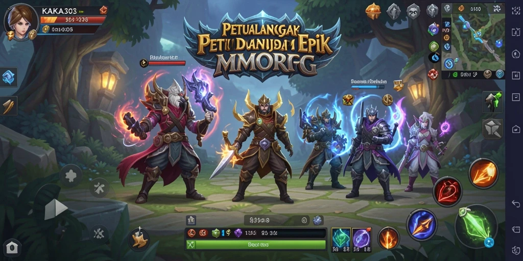 Gameplay KAKA303 yang menampilkan pertempuran epik dan eksplorasi dunia.
