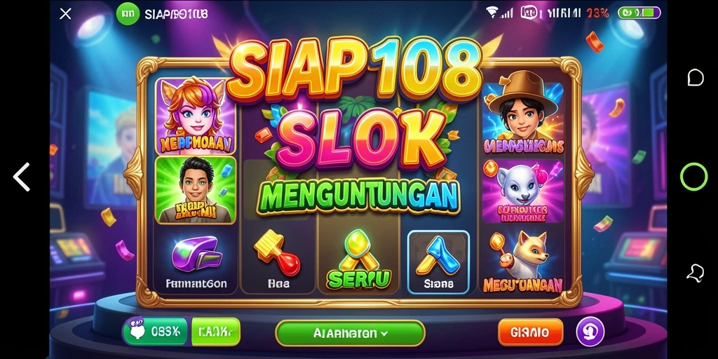 Tampilan seru dari gameplay Slot SIAP108 dengan grafis menarik.